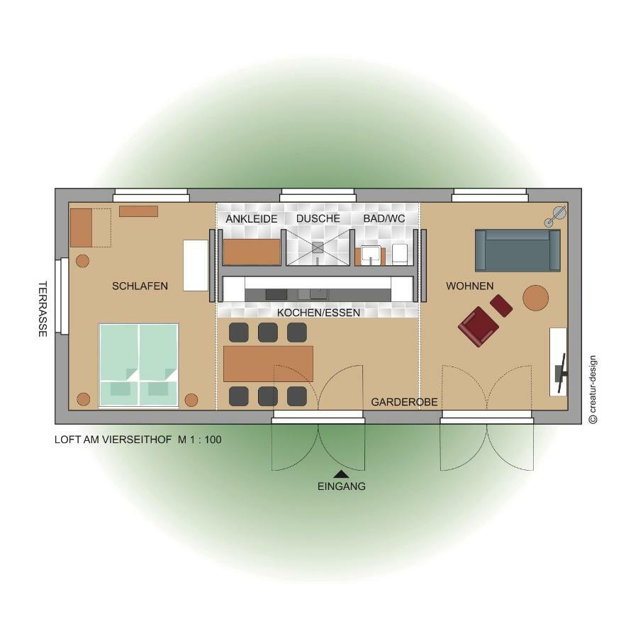 Apartamento Alte Hofwerkstatt Gaußig Exterior foto